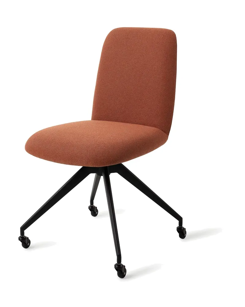 Taiwa Esszimmerstuhl von Jesper Home in Hearth Harmony, Glide, Schwarz, Ansicht 3