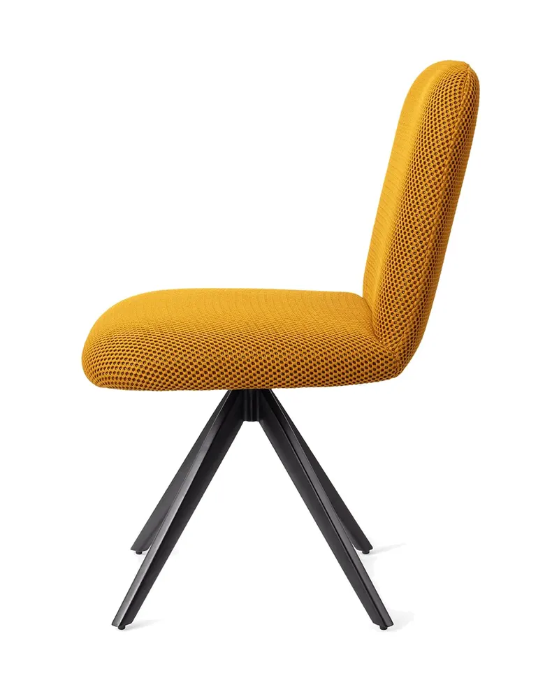 Taiwa Esszimmerstuhl von Jesper Home in Groovy Garam, Turn, Schwarz, Ansicht 2