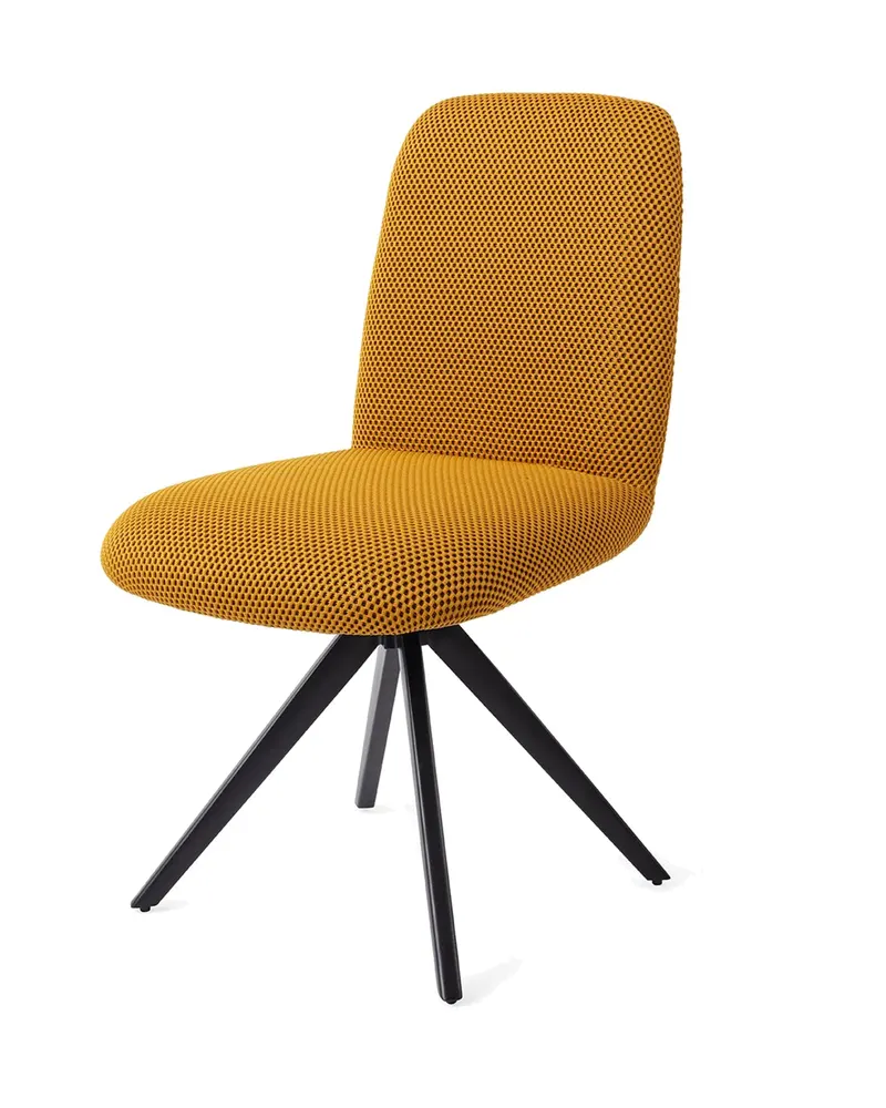 Taiwa Esszimmerstuhl von Jesper Home in Groovy Garam, Turn, Schwarz, Ansicht 3