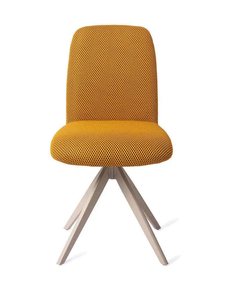 Taiwa Esszimmerstuhl von Jesper Home in Groovy Garam, Turn, Beige, Ansicht 1