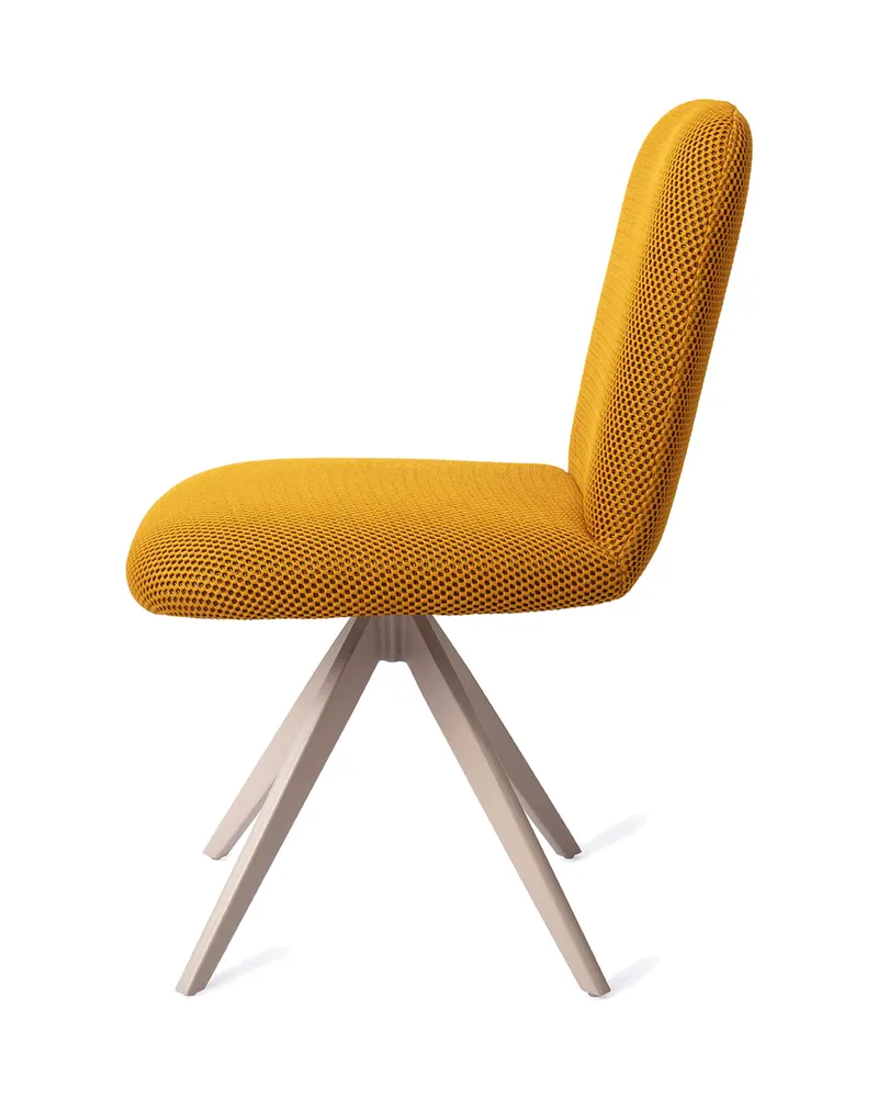 Taiwa Esszimmerstuhl von Jesper Home in Groovy Garam, Turn, Beige, Ansicht 2