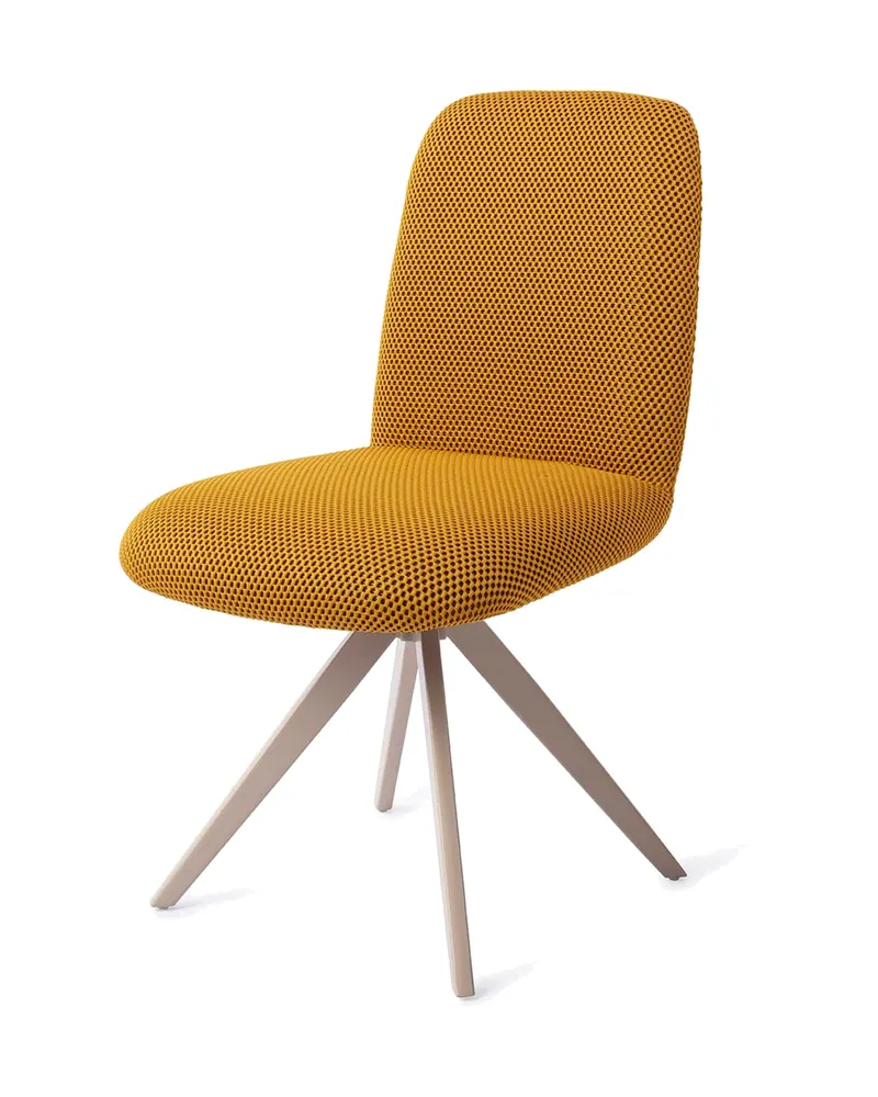 Taiwa Esszimmerstuhl von Jesper Home in Groovy Garam, Turn, Beige, Ansicht 3