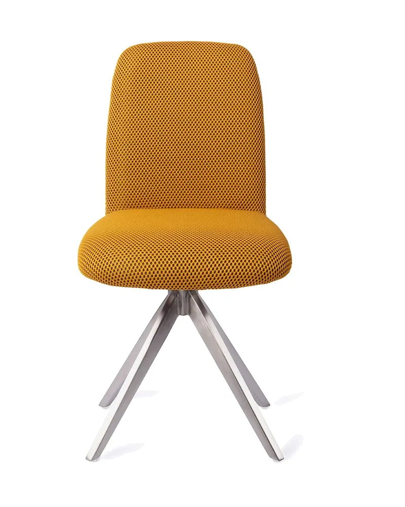 Taiwa Esszimmerstuhl von Jesper Home in Groovy Garam, Turn, Edelstahl, Ansicht 1