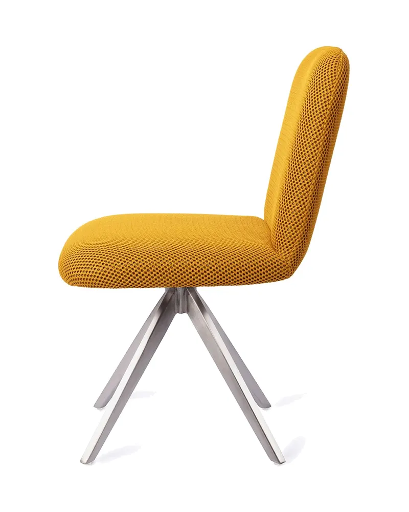 Taiwa Esszimmerstuhl von Jesper Home in Groovy Garam, Turn, Edelstahl, Ansicht 2