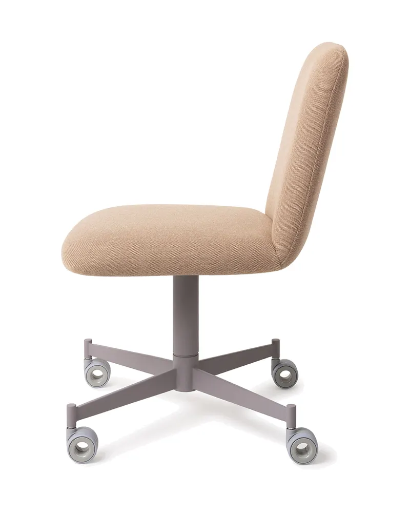 Taiwa Esszimmerstuhl von Jesper Home in Whisper Wheat, Caster, Grau, Ansicht 2