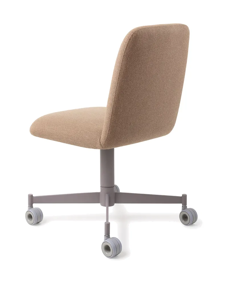 Taiwa Esszimmerstuhl von Jesper Home in Whisper Wheat, Caster, Grau, Ansicht 4
