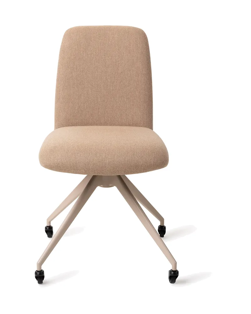 Taiwa Esszimmerstuhl von Jesper Home in Whisper Wheat, Glide, Beige, Ansicht 1