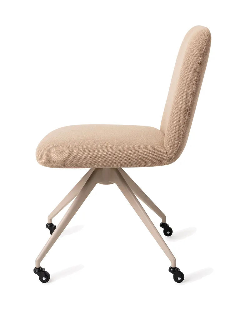 Taiwa Esszimmerstuhl von Jesper Home in Whisper Wheat, Glide, Beige, Ansicht 2