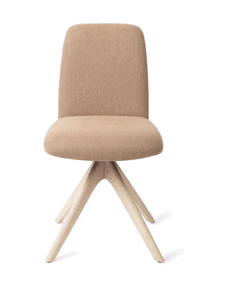 Taiwa Esszimmerstuhl von Jesper Home in Whisper Wheat, Revolve Oak, Gebleicht, Ansicht 1