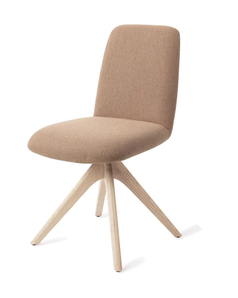 Taiwa Esszimmerstuhl von Jesper Home in Whisper Wheat, Revolve Oak, Gebleicht, Ansicht 3