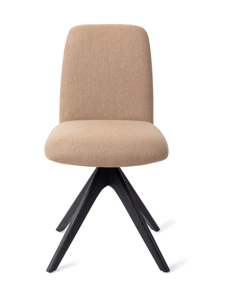 Taiwa Esszimmerstuhl von Jesper Home in Whisper Wheat, Revolve Oak, Schwarz, Ansicht 1