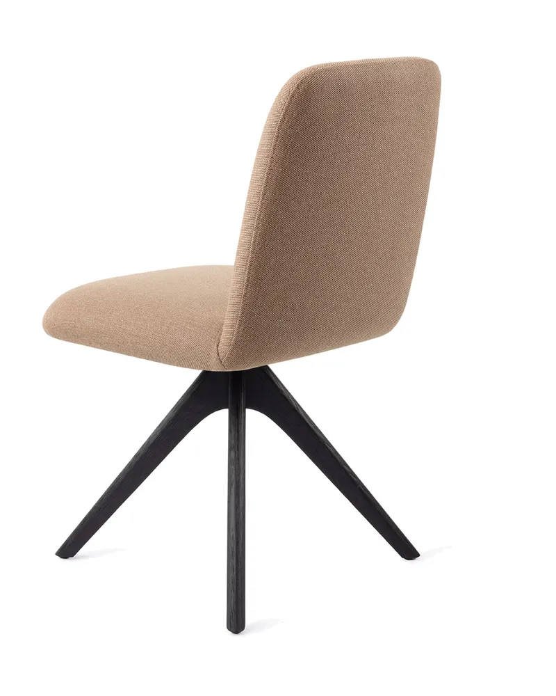 Taiwa Esszimmerstuhl von Jesper Home in Whisper Wheat, Revolve Oak, Schwarz, Ansicht 4