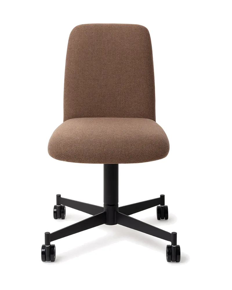 Taiwa Esszimmerstuhl von Jesper Home in Rustic Rye, Caster, Schwarz, Ansicht 1
