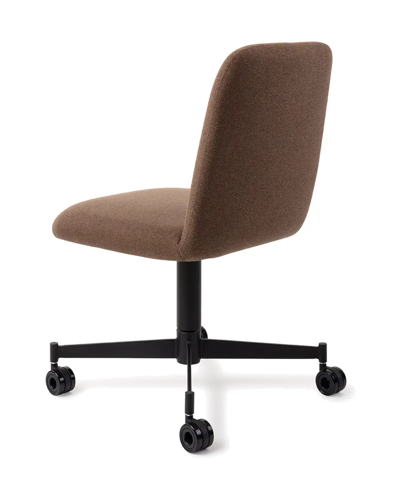 Taiwa Esszimmerstuhl von Jesper Home in Rustic Rye, Caster, Schwarz, Ansicht 4