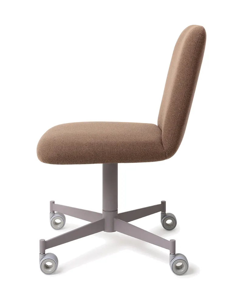 Taiwa Esszimmerstuhl von Jesper Home in Rustic Rye, Caster, Grau, Ansicht 2