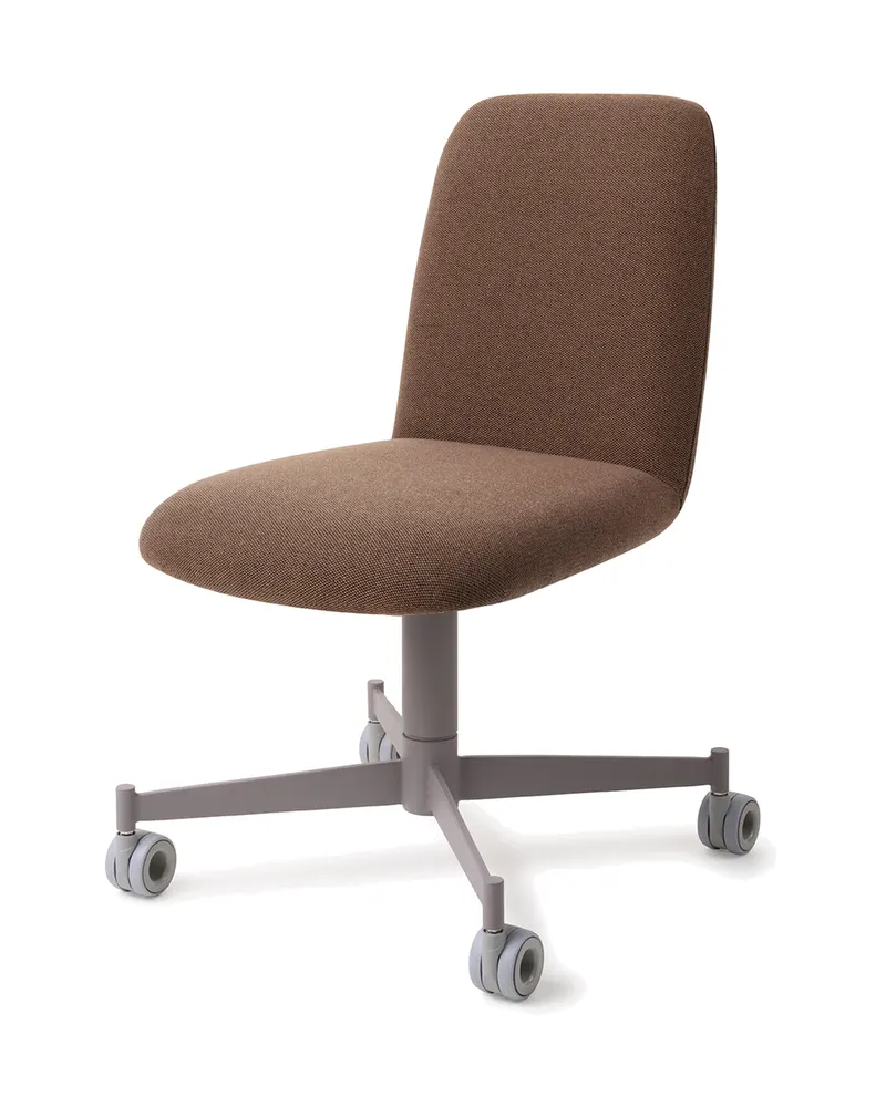 Taiwa Esszimmerstuhl von Jesper Home in Rustic Rye, Caster, Grau, Ansicht 3