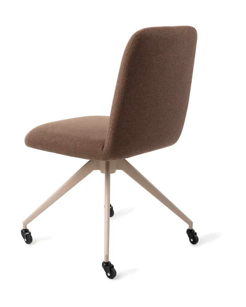 Taiwa Esszimmerstuhl von Jesper Home in Rustic Rye, Glide, Beige, Ansicht 4