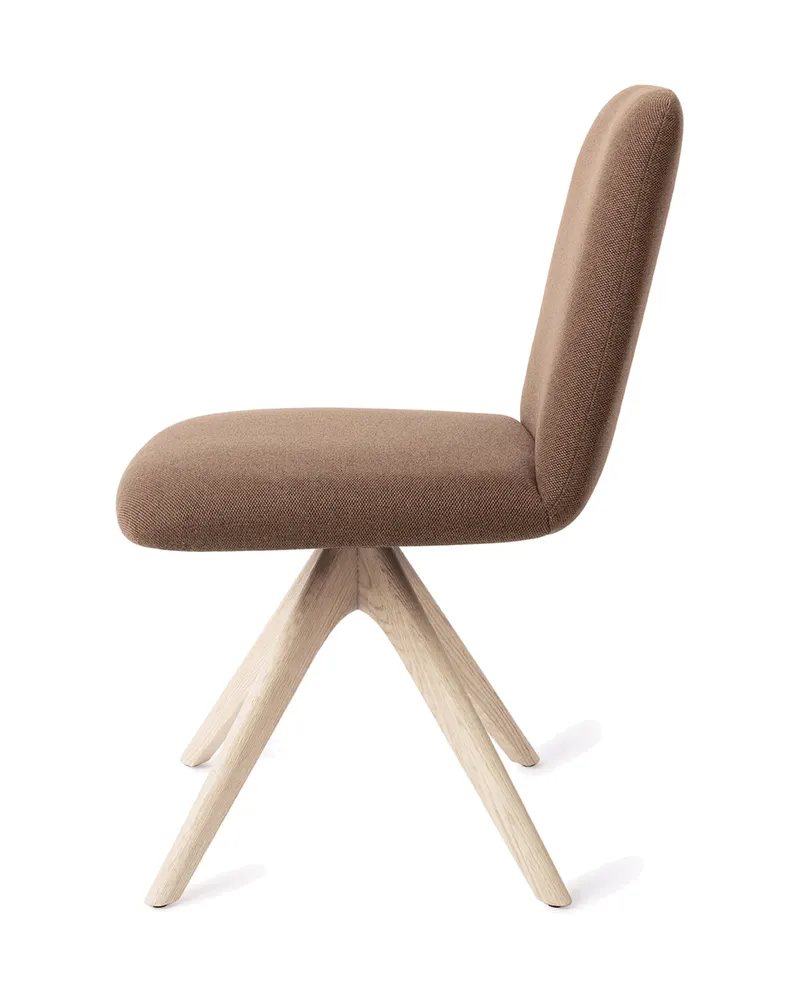 Taiwa Esszimmerstuhl von Jesper Home in Rustic Rye, Revolve Oak, Gebleicht, Ansicht 2