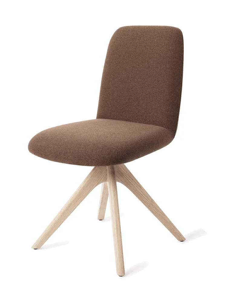 Taiwa Esszimmerstuhl von Jesper Home in Rustic Rye, Revolve Oak, Gebleicht, Ansicht 3