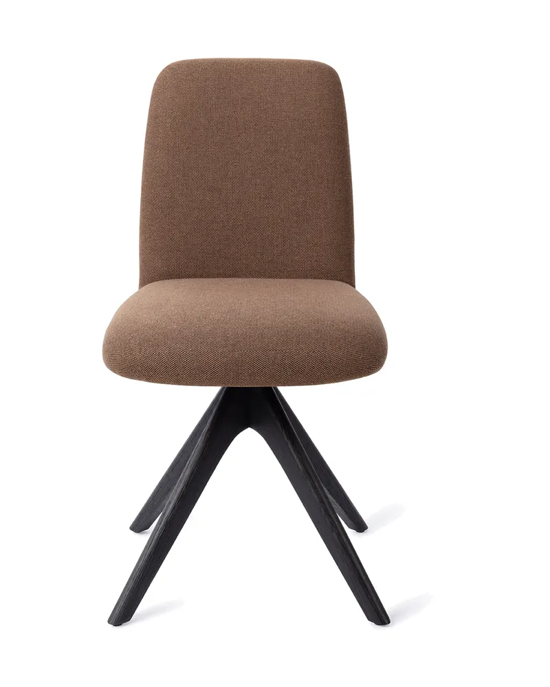 Taiwa Esszimmerstuhl von Jesper Home in Rustic Rye, Revolve Oak, Schwarz, Ansicht 1