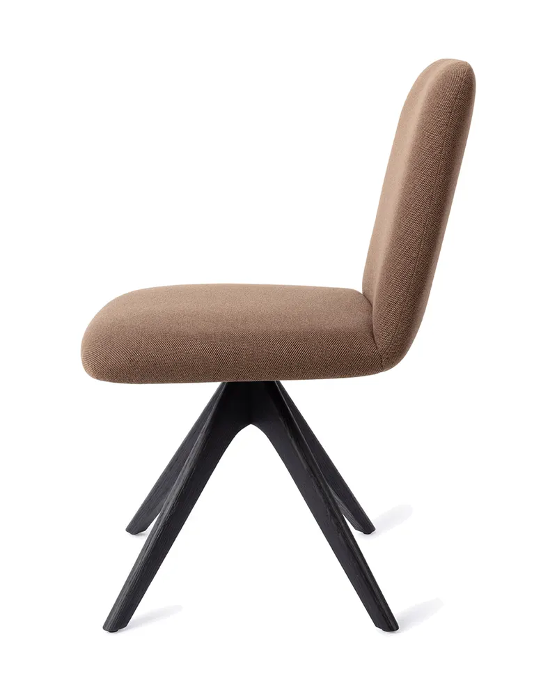 Taiwa Esszimmerstuhl von Jesper Home in Rustic Rye, Revolve Oak, Schwarz, Ansicht 2