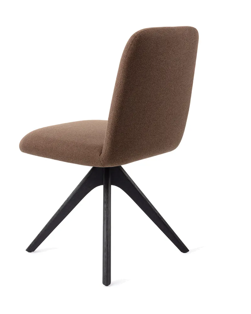 Taiwa Esszimmerstuhl von Jesper Home in Rustic Rye, Revolve Oak, Schwarz, Ansicht 4