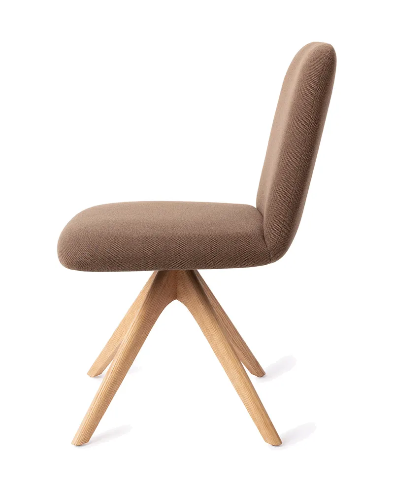 Taiwa Esszimmerstuhl von Jesper Home in Rustic Rye, Revolve Oak, Natur, Ansicht 2