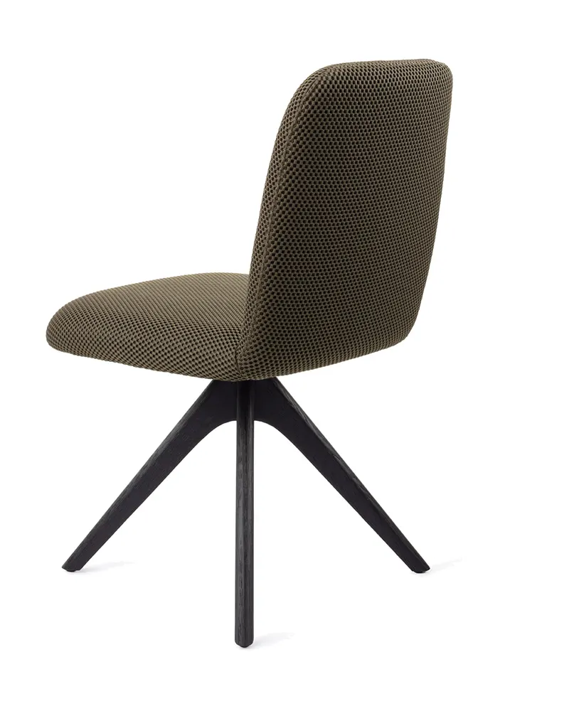 Taiwa Esszimmerstuhl von Jesper Home in Jungle Jewel, Revolve Oak, Schwarz, Ansicht 4
