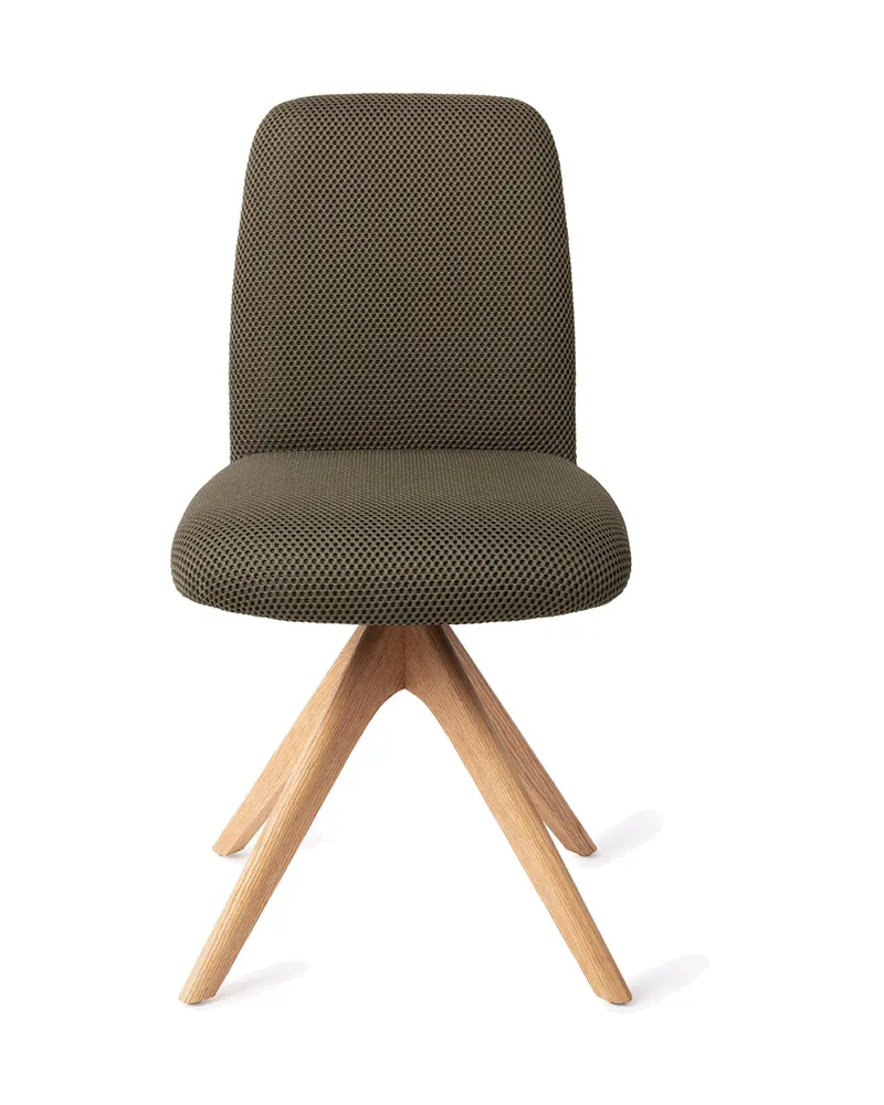 Taiwa Esszimmerstuhl von Jesper Home in Jungle Jewel, Revolve Oak, Natur, Ansicht 1