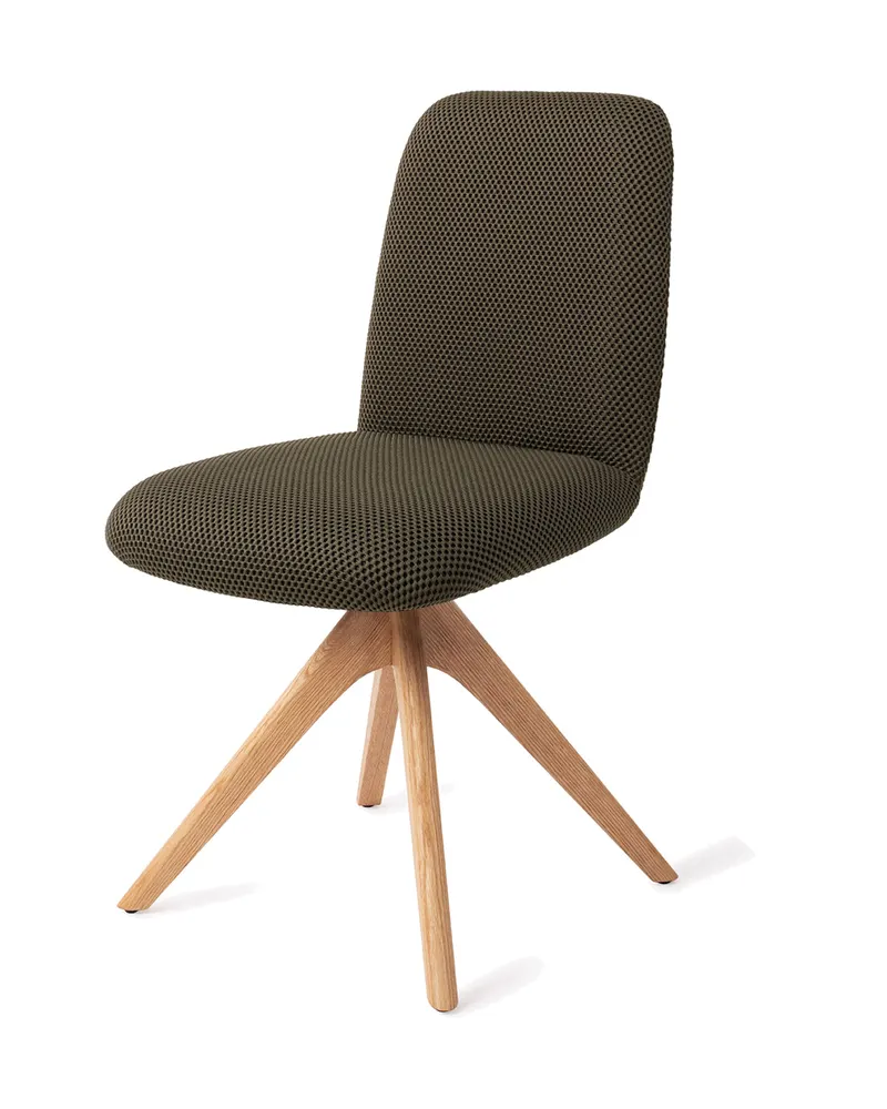 Taiwa Esszimmerstuhl von Jesper Home in Jungle Jewel, Revolve Oak, Natur, Ansicht 3