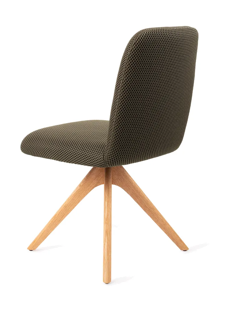 Taiwa Esszimmerstuhl von Jesper Home in Jungle Jewel, Revolve Oak, Natur, Ansicht 4