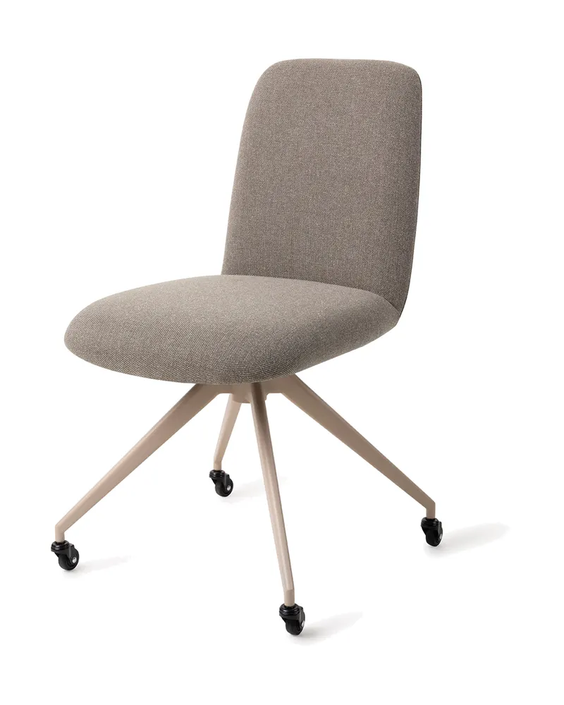 Taiwa Esszimmerstuhl von Jesper Home in Foggy Fusion, Glide, Beige, Ansicht 3