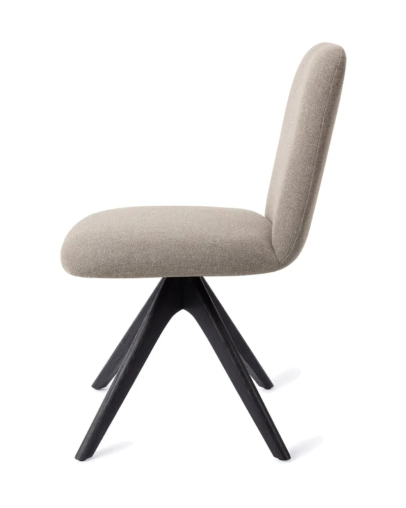 Taiwa Esszimmerstuhl von Jesper Home in Foggy Fusion, Revolve Oak, Schwarz, Ansicht 2
