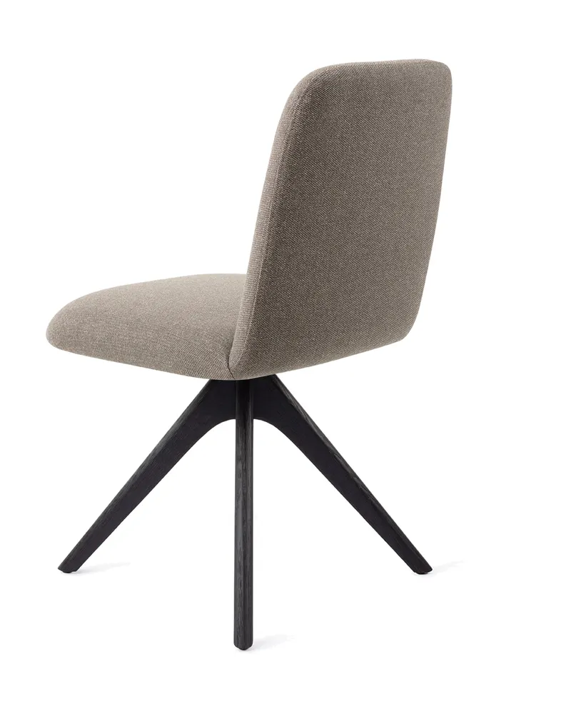 Taiwa Esszimmerstuhl von Jesper Home in Foggy Fusion, Revolve Oak, Schwarz, Ansicht 4