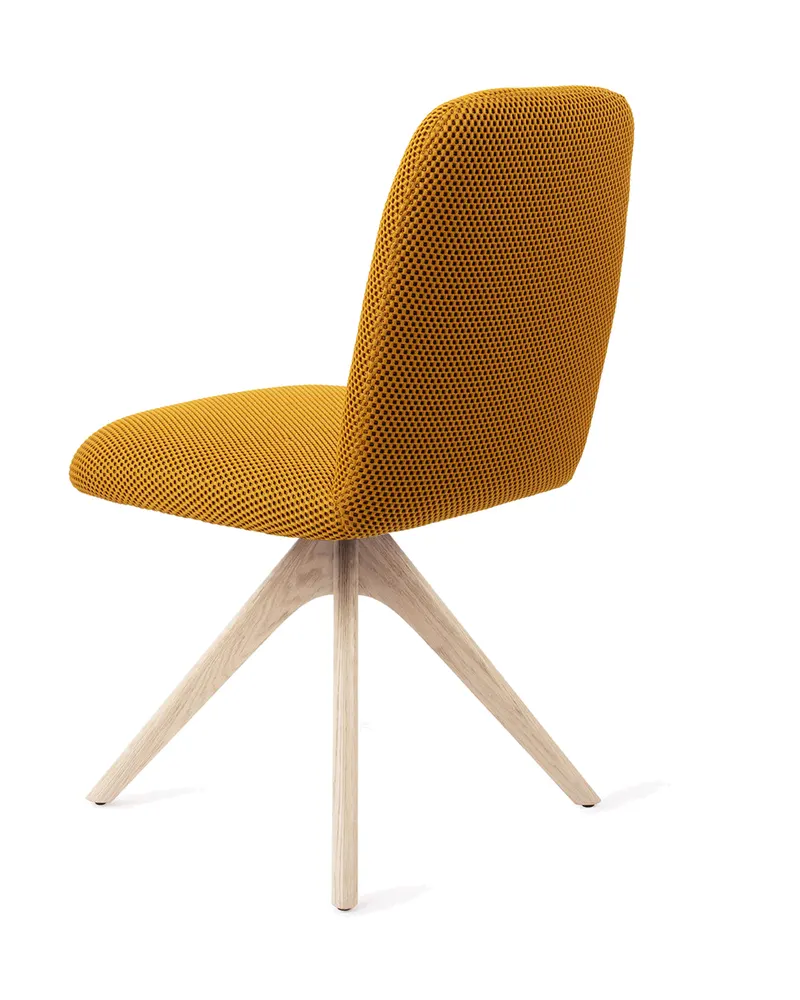 Taiwa Esszimmerstuhl von Jesper Home in Groovy Garam, Revolve Oak, Gebleicht, Ansicht 4