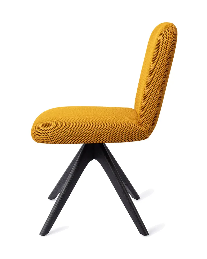 Taiwa Esszimmerstuhl von Jesper Home in Groovy Garam, Revolve Oak, Schwarz, Ansicht 2