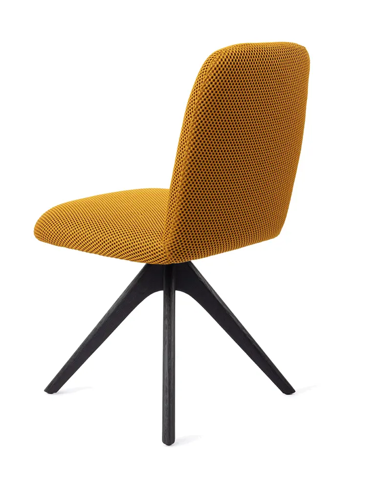 Taiwa Esszimmerstuhl von Jesper Home in Groovy Garam, Revolve Oak, Schwarz, Ansicht 4