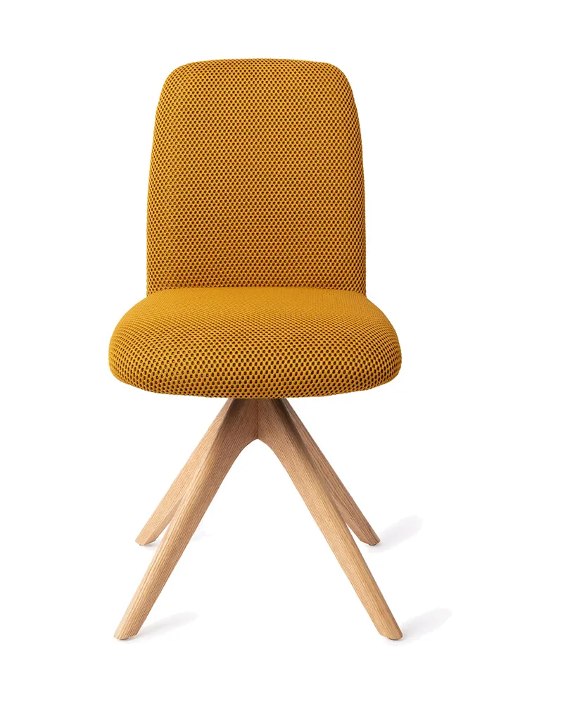 Taiwa Esszimmerstuhl von Jesper Home in Groovy Garam, Revolve Oak, Natur, Ansicht 1