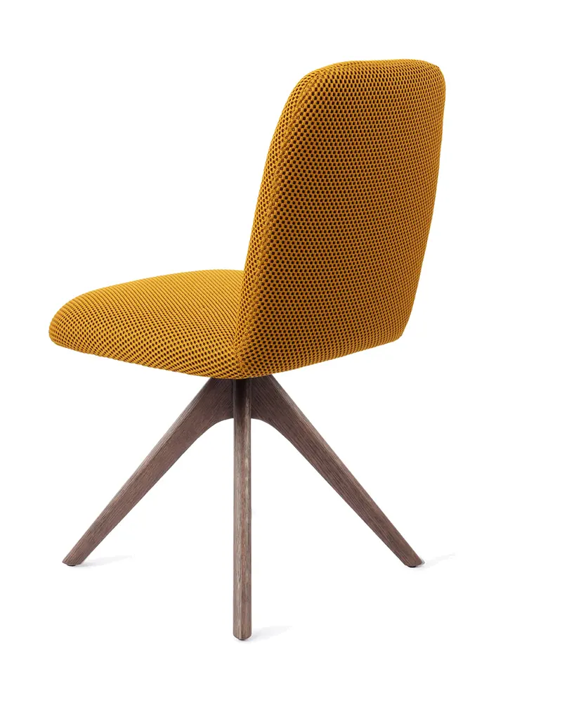 Taiwa Esszimmerstuhl von Jesper Home in Groovy Garam, Revolve Oak, Walnuss, Ansicht 4