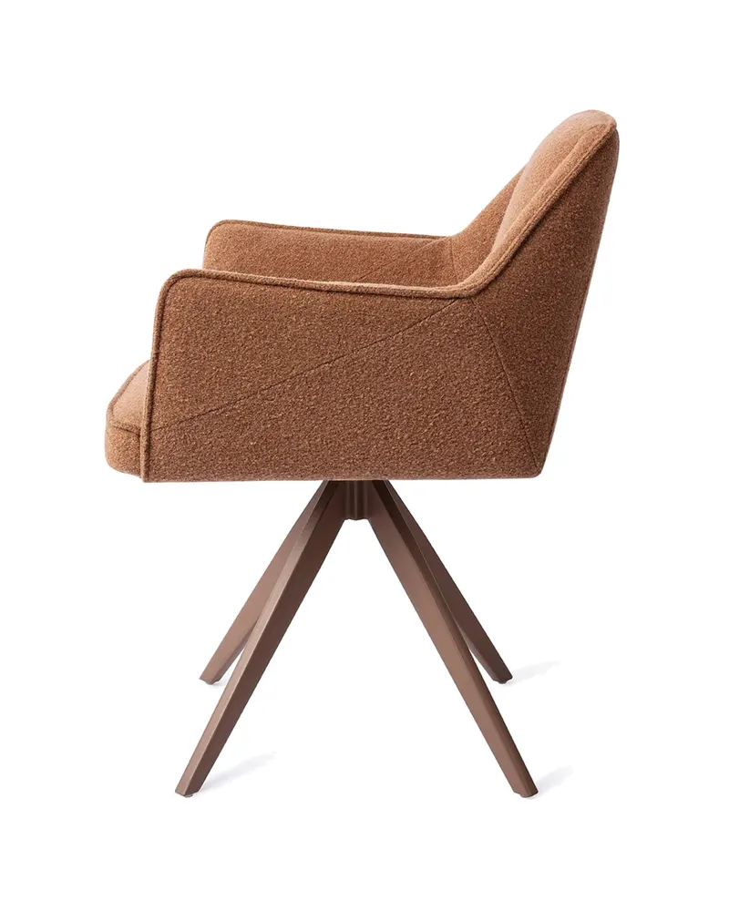 Tome Esszimmerstuhl von Jesper Home in Cinnamon Bun, Turn, Braun, Ansicht 2