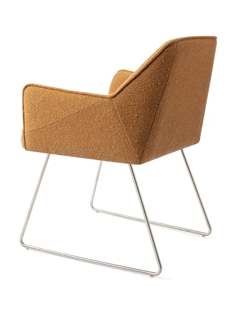 Tome Esszimmerstuhl von Jesper Home in Masai Giraffe, Slide, Edelstahl, Ansicht 4