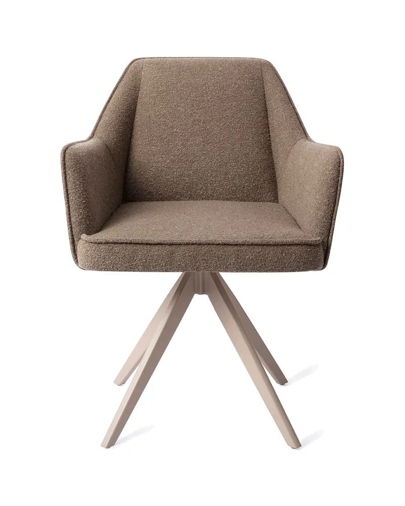 Tome Esszimmerstuhl von Jesper Home in Idaho Potato, Turn, Beige, Ansicht 1