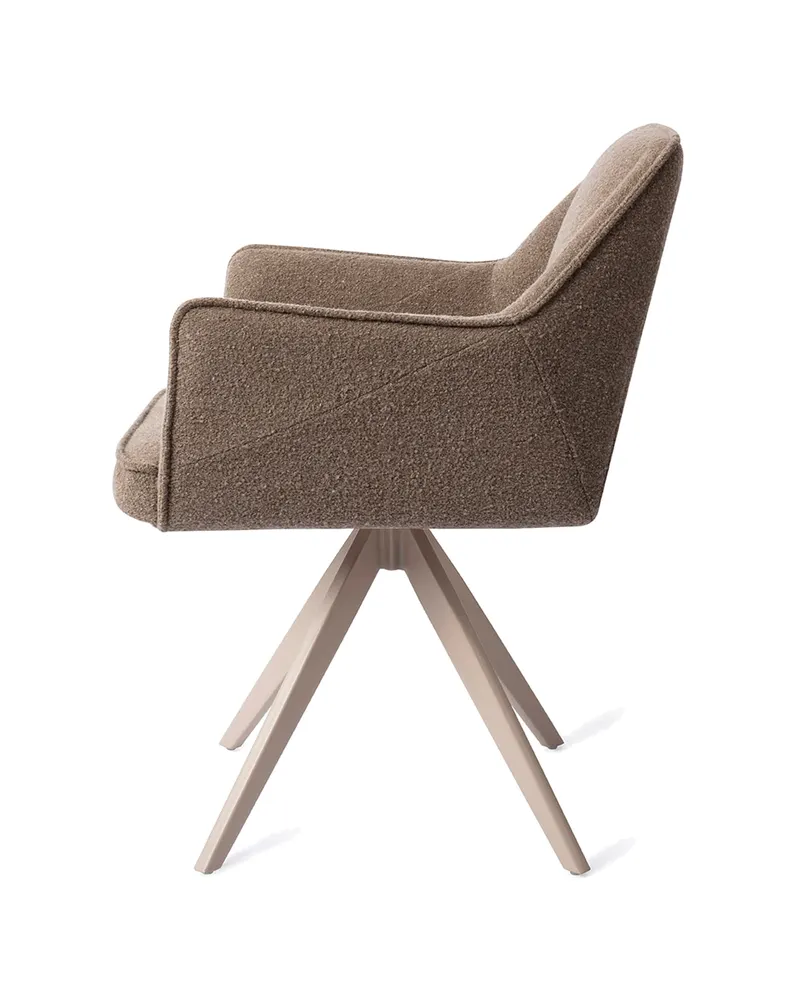 Tome Esszimmerstuhl von Jesper Home in Idaho Potato, Turn, Beige, Ansicht 2