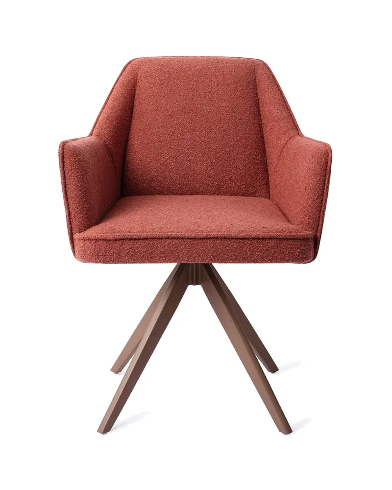 Tome Esszimmerstuhl von Jesper Home in Shabby Saffron, Turn, Braun, Ansicht 1