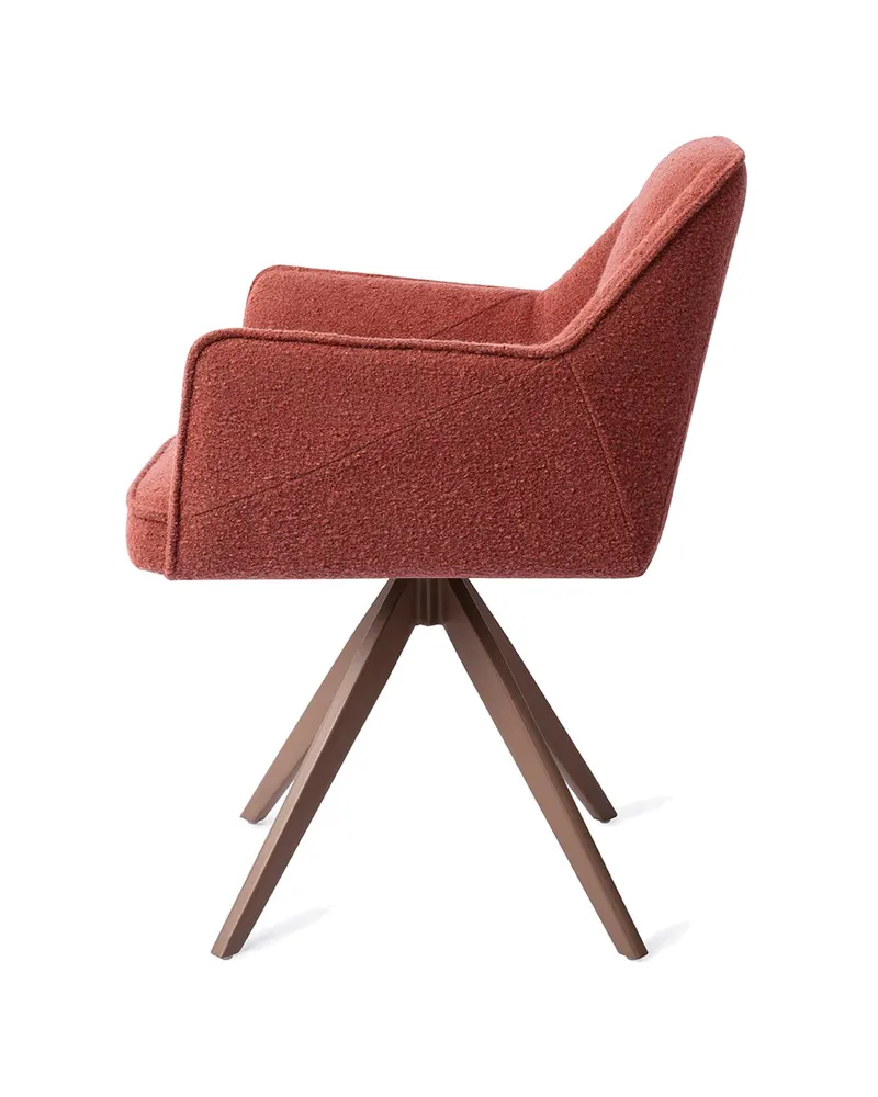 Tome Esszimmerstuhl von Jesper Home in Shabby Saffron, Turn, Braun, Ansicht 2