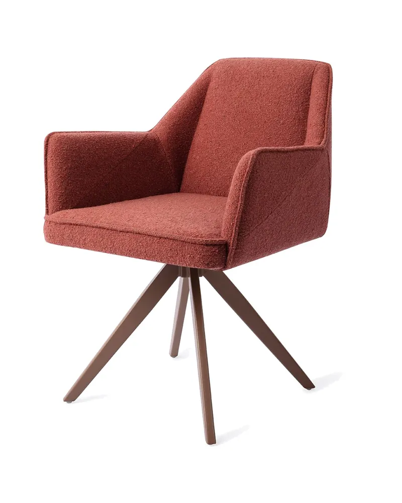 Tome Esszimmerstuhl von Jesper Home in Shabby Saffron, Turn, Braun, Ansicht 3