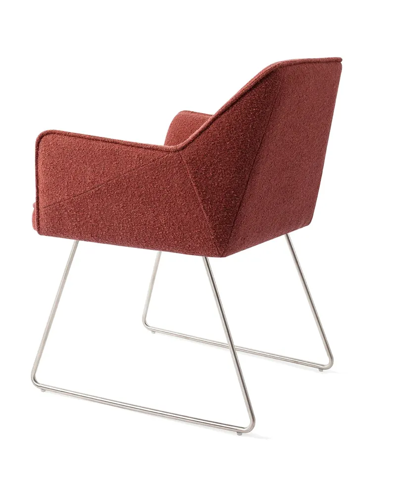 Tome Esszimmerstuhl von Jesper Home in Shabby Saffron, Slide, Edelstahl, Ansicht 4