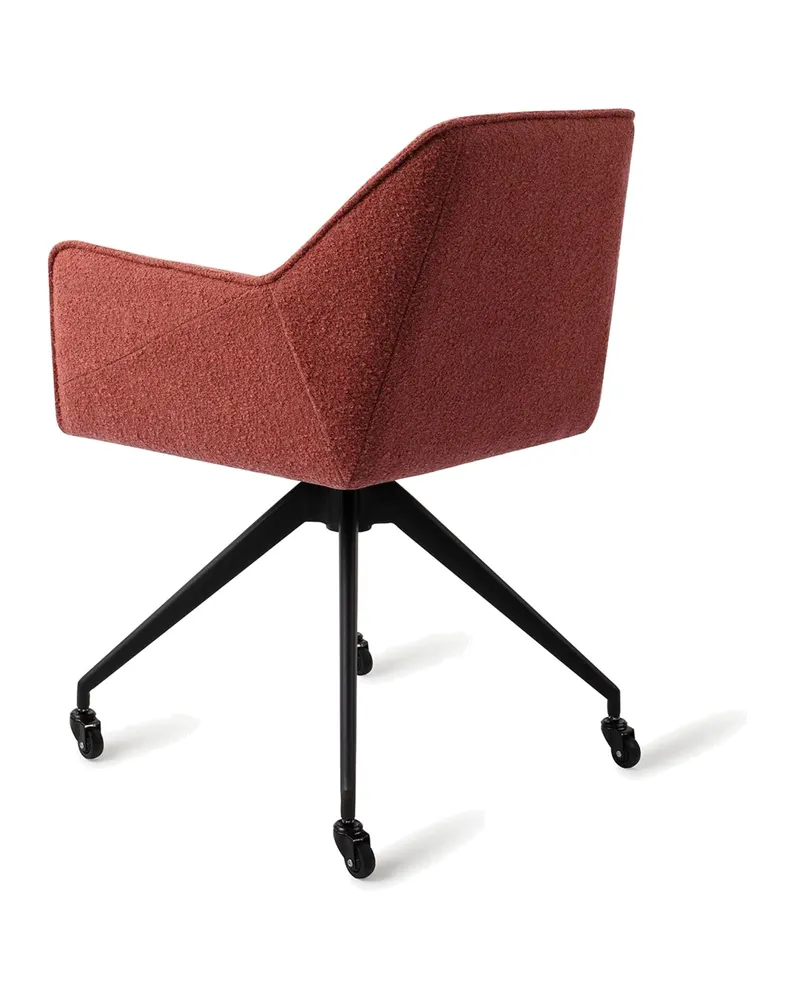 Tome Esszimmerstuhl von Jesper Home in Shabby Saffron, Glide, Schwarz, Ansicht 4