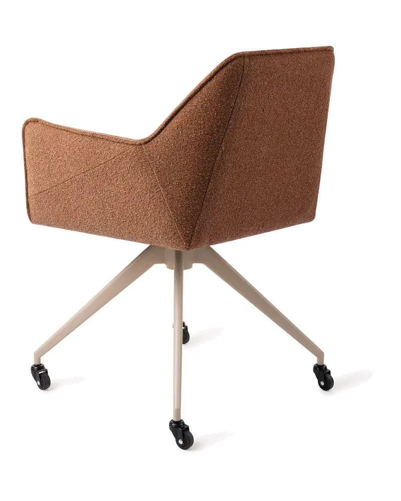 Tome Esszimmerstuhl von Jesper Home in Cinnamon Bun, Glide, Beige, Ansicht 4