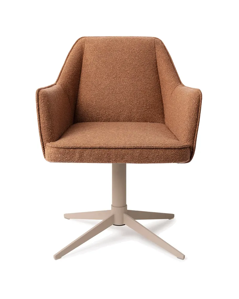 Tome Esszimmerstuhl von Jesper Home in Cinnamon Bun, Quad, Beige, Ansicht 1